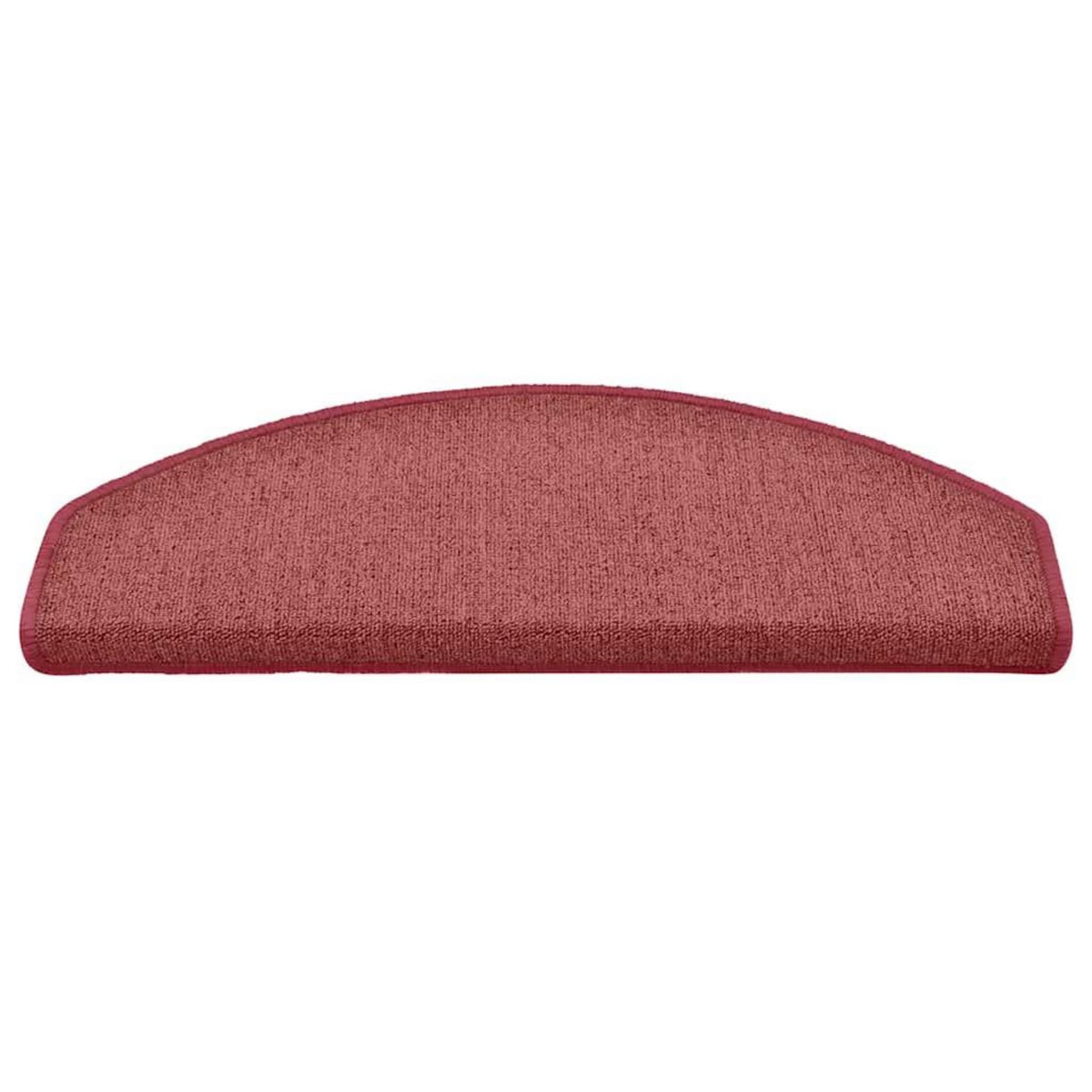 VIDAXL Tapis d'escalier 30 pcs rouge 65x24x4 cm