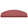 Voir la diapositive 3 : VIDAXL Tapis d'escalier 30 pcs rouge 65x24x4 cm