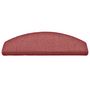 Voir la diapositive 3 : VIDAXL Tapis d'escalier 30 pcs rouge 65x24x4 cm