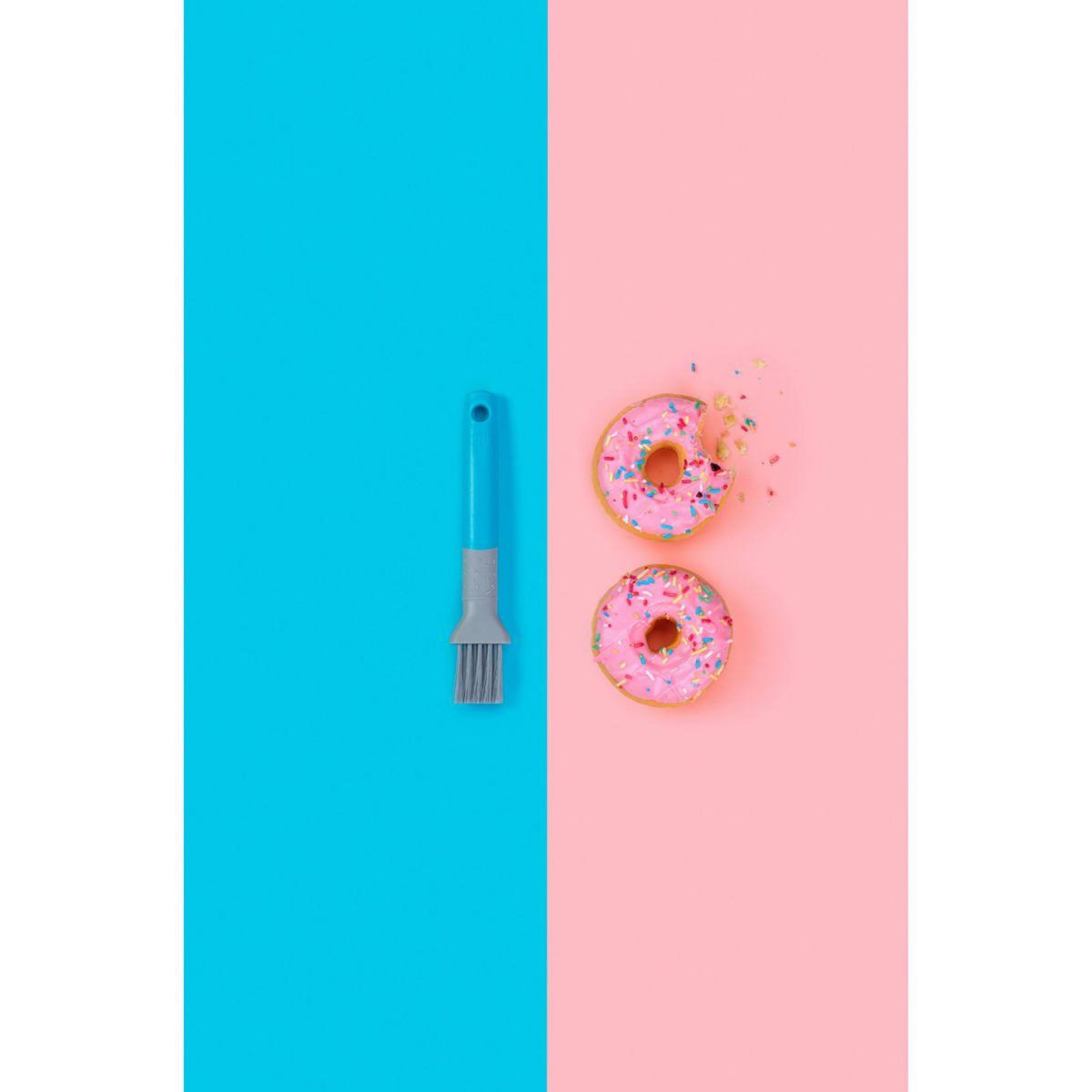 TASTY Pinceau à pâtisserie turquoise 24 cm en plastique Tasty Pâtisserie