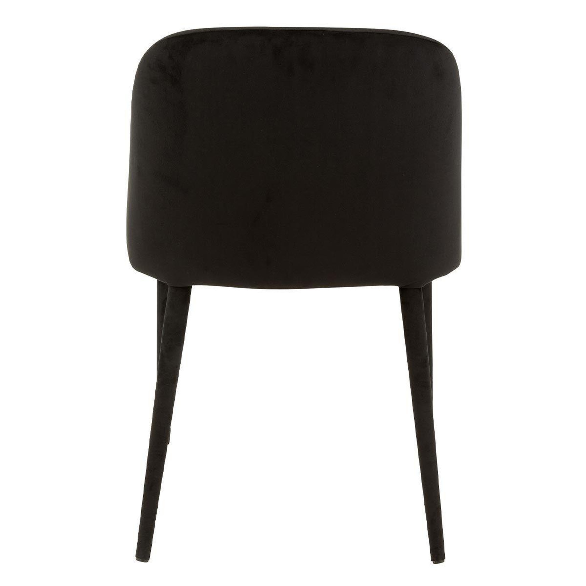Voir la diapositive 4 : J-LINE Chaise Design  Charlotte  80cm Noir