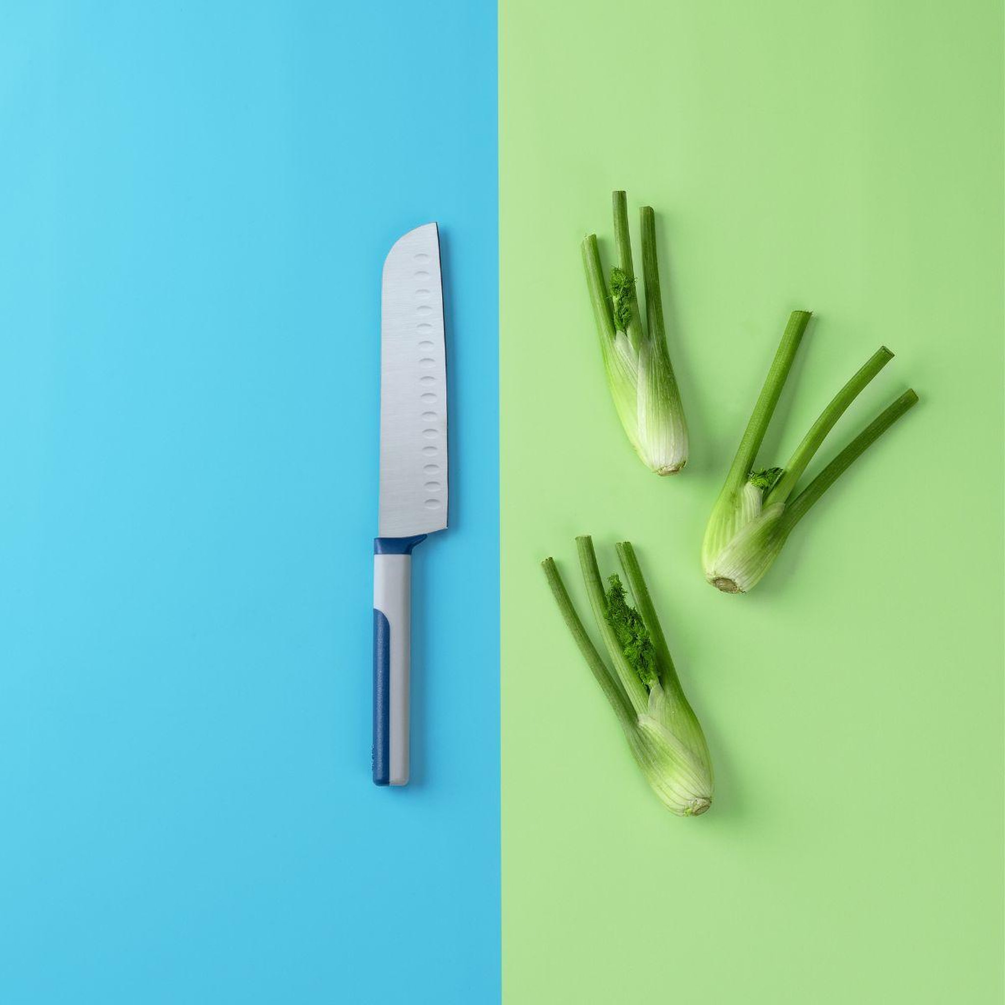 Voir la diapositive 2 : TASTY Grand couteau Santoku 32 cm Tasty Core