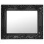 Voir la diapositive 1 : VIDAXL Miroir mural style baroque 50x40 cm noir