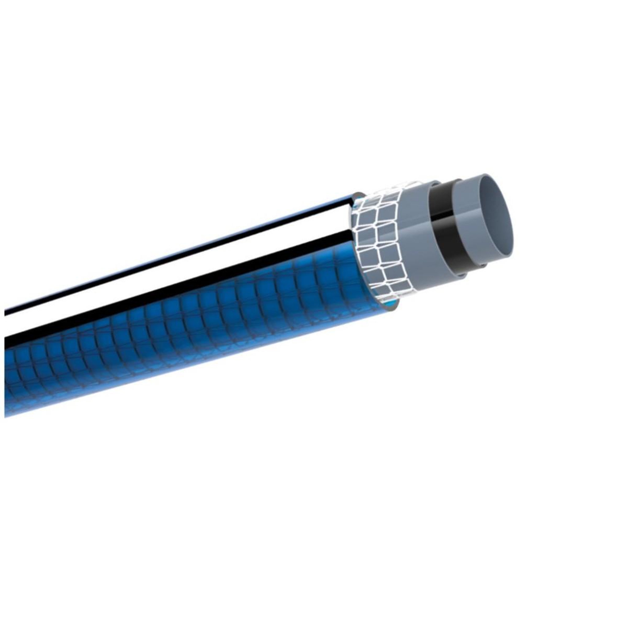 Voir la diapositive 3 : VITO Tuyau arrosage pvc ø 15mm/ 20m  5 couches 20 bars anti torsions anti algues vito
