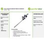 Voir la diapositive 3 : GARDENSTAR Taille haies sans fil sur batteries de 40 V