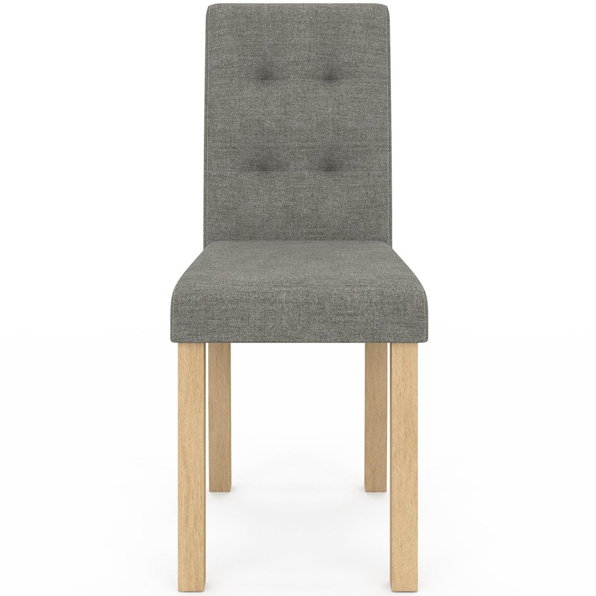Voir la diapositive 3 : ID MARKET Lot de 6 chaises polga capitonnées mix color gris, terracotta et beige