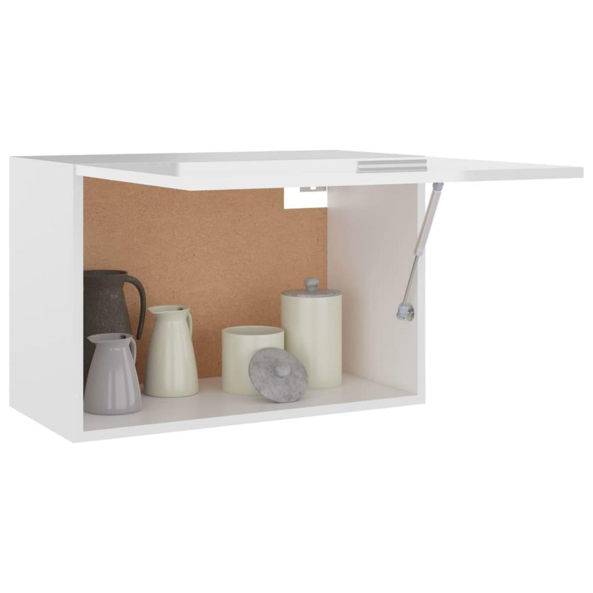 VIDAXL Armoire suspendue Blanc brillant 60x31x40 cm Bois d'ingenierie