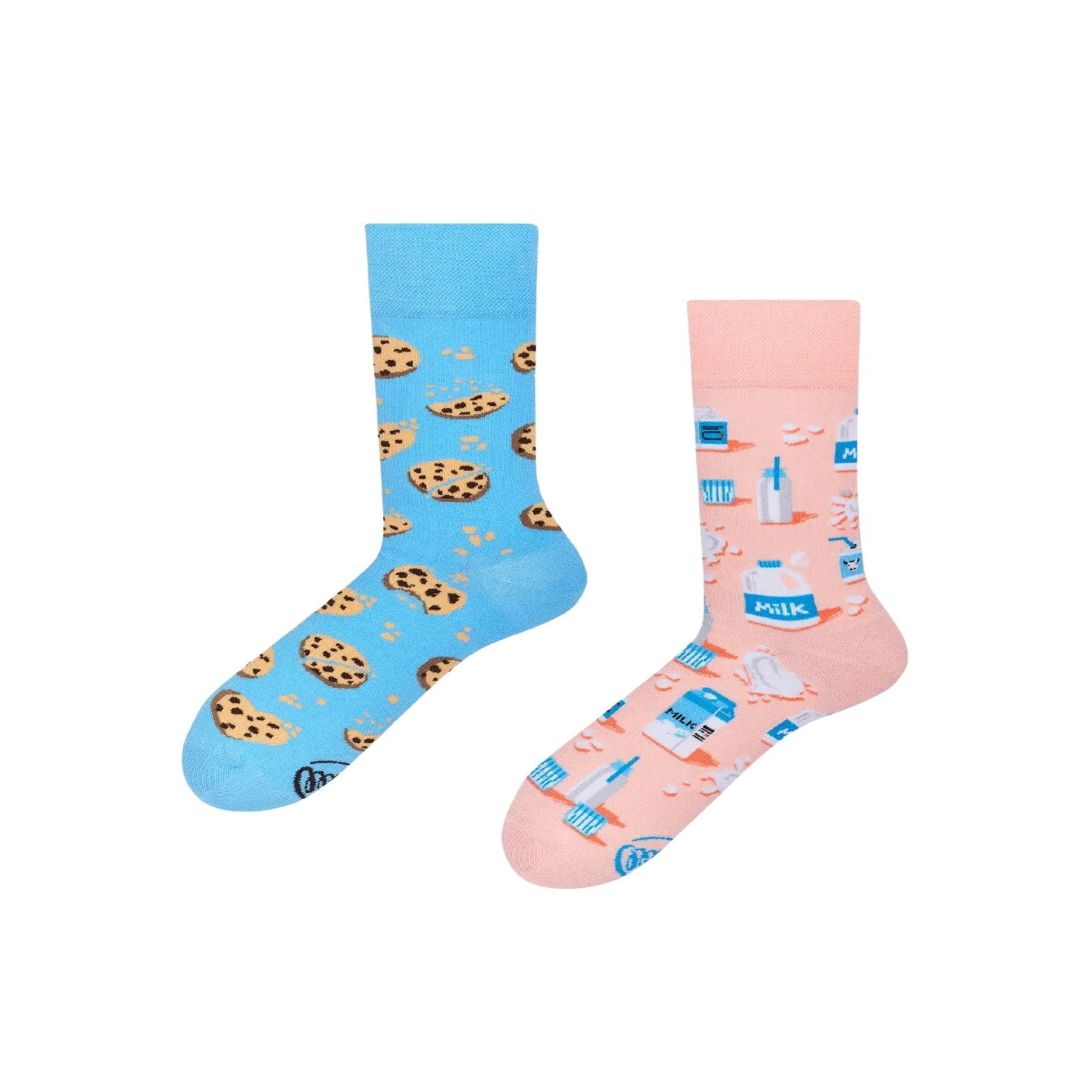 MANY MORNINGS Chaussettes lait et cookies. Coloris disponibles : Multicolore