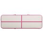 Voir la diapositive 4 : VIDAXL Tapis gonflable de gymnastique avec pompe 500x100x20cm PVC Rose