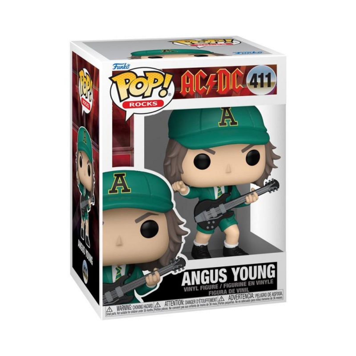 Funko Figurine Funko Pop Rocks AC DC Angus Young Green