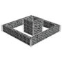 Voir la diapositive 4 : VIDAXL Jardiniere en gabion Acier galvanise 120x120x20 cm