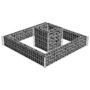 Voir la diapositive 4 : VIDAXL Jardiniere en gabion Acier galvanise 120x120x20 cm