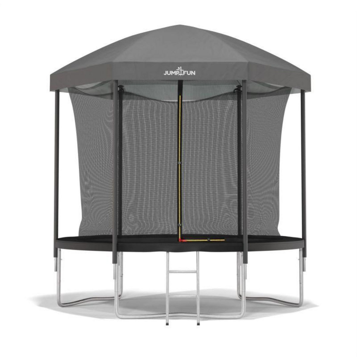 JUMP4FUN Tente cabane pour trampoline 8FT-244cm - Gris