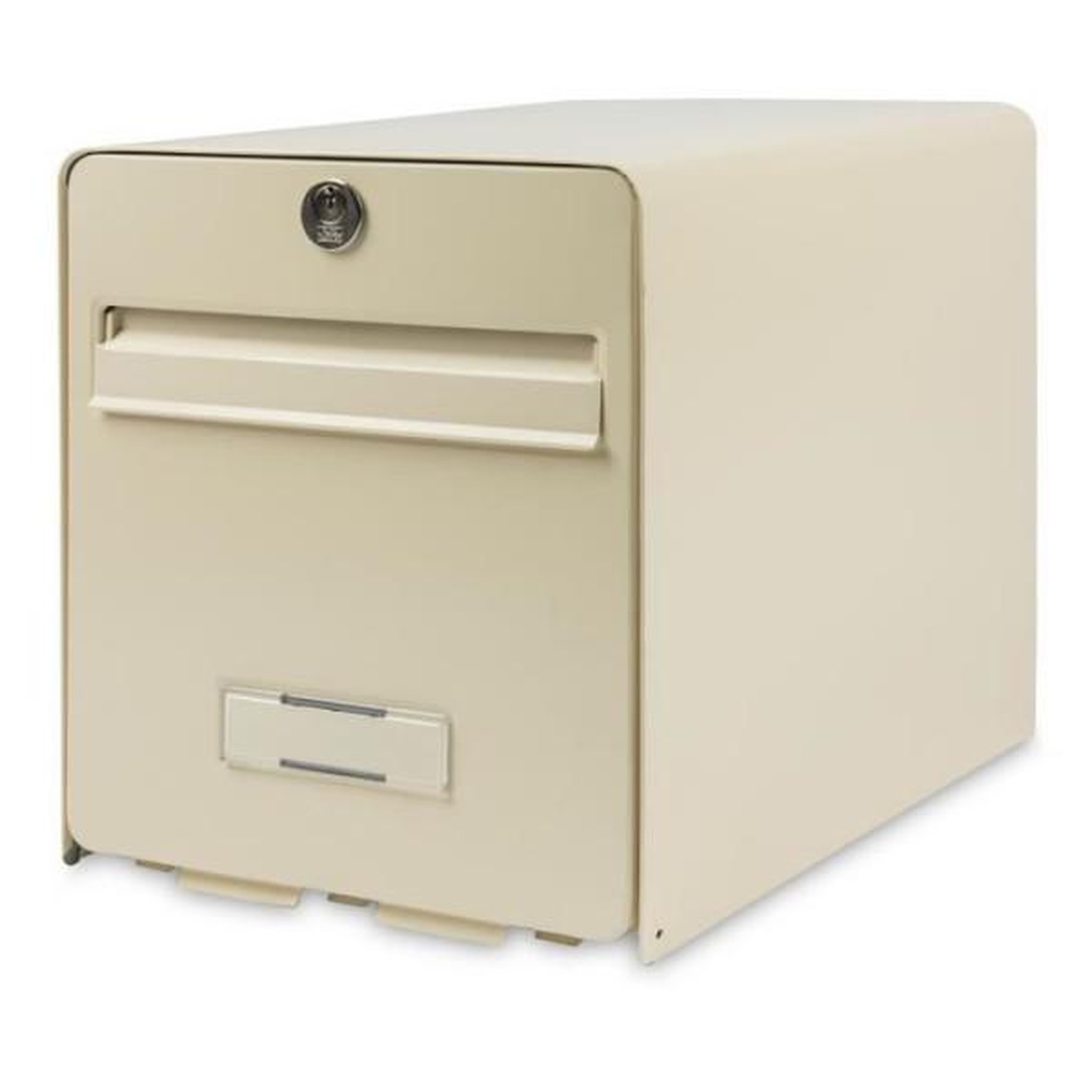 Voir la diapositive 2 : BURG WACHTER Boîte aux lettres - BURG WACHTER - Favor - Acier galvanisé - 1 porte - Beige