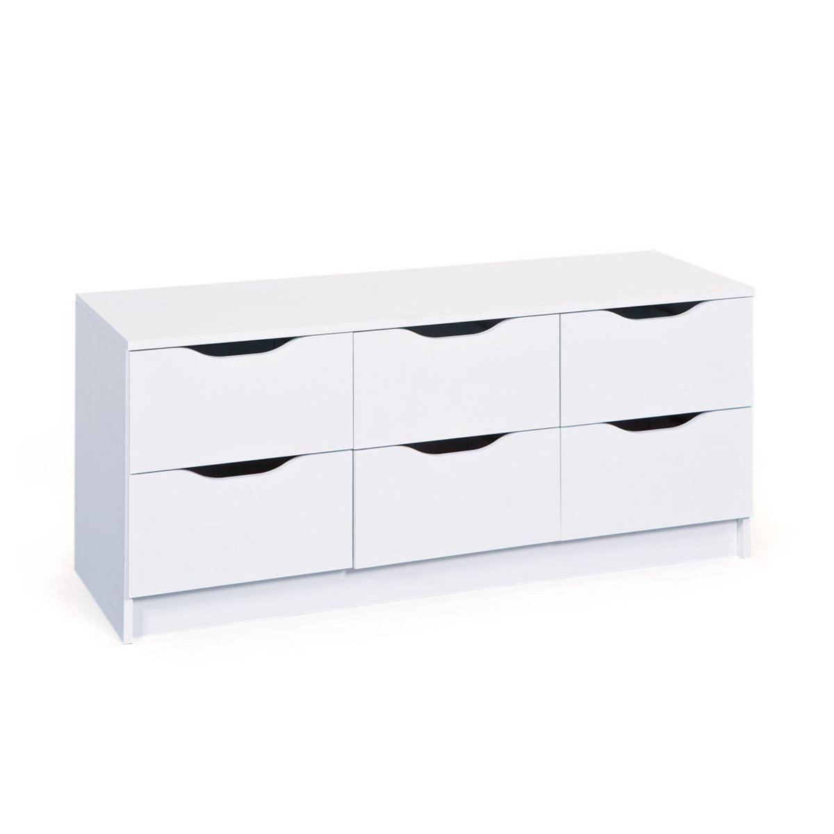 Commode meuble de rangement 6 tiroirs  FALONE