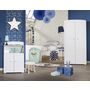 Voir la diapositive 8 : BABY PRICE Armoire chambre bébé 2 portes NEW BASIC