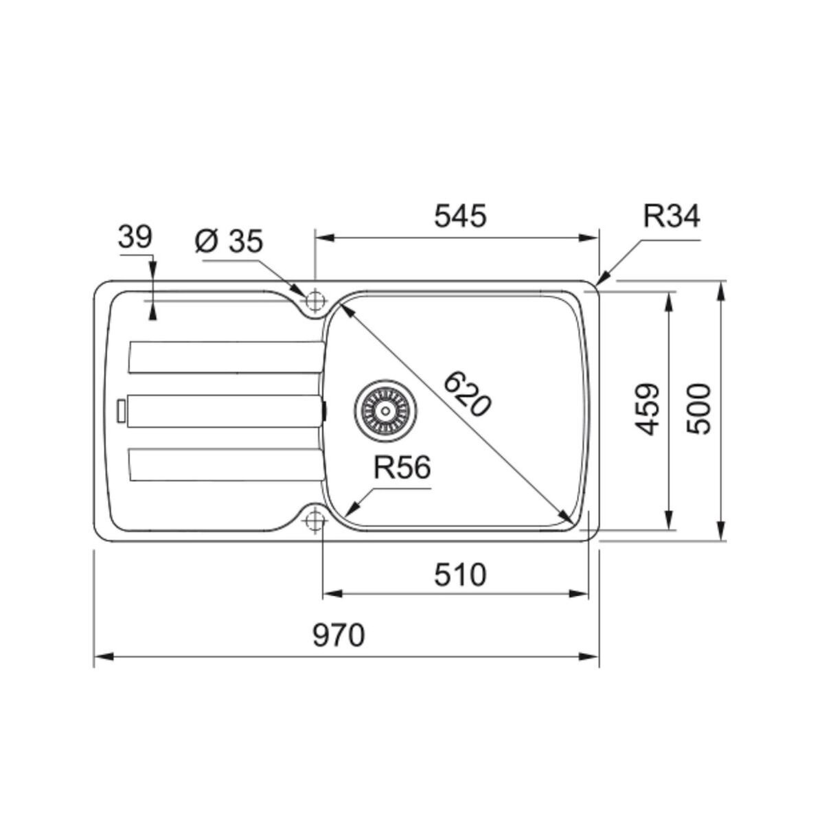 franke Pack évier + mitigeur onyx - 390186