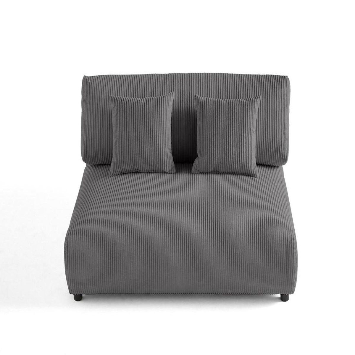 LISA DESIGN Garance - module d'assise 2 places - en velours côtelé