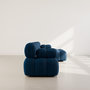 Voir la diapositive 6 : LISA DESIGN Ruby - canapé modulable d'angle droit 4 places en velours texturé