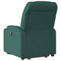 Voir la diapositive 5 : VIDAXL Fauteuil inclinable vert fonce tissu