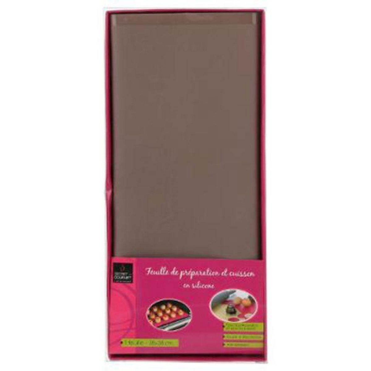 FIVE Feuille de Cuisson Silicone  Gourmand  38cm Taupe