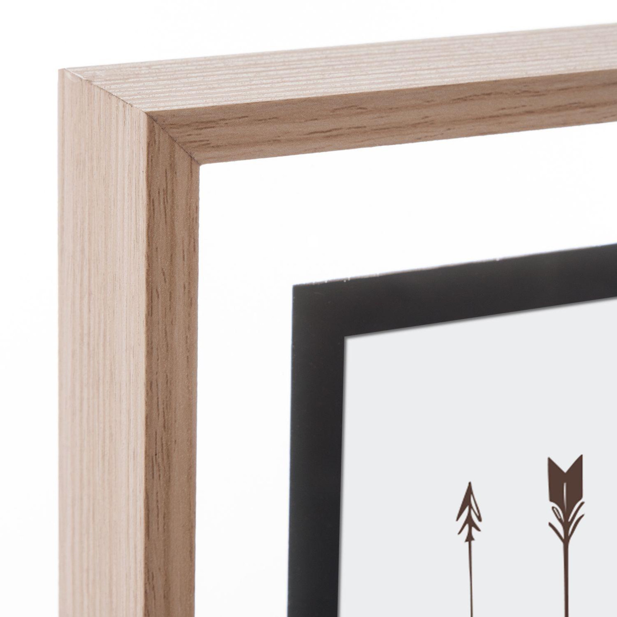 Voir la diapositive 2 : ATMOSPHERA Pêle-mêle scandinave adam - 7 photos - blanc