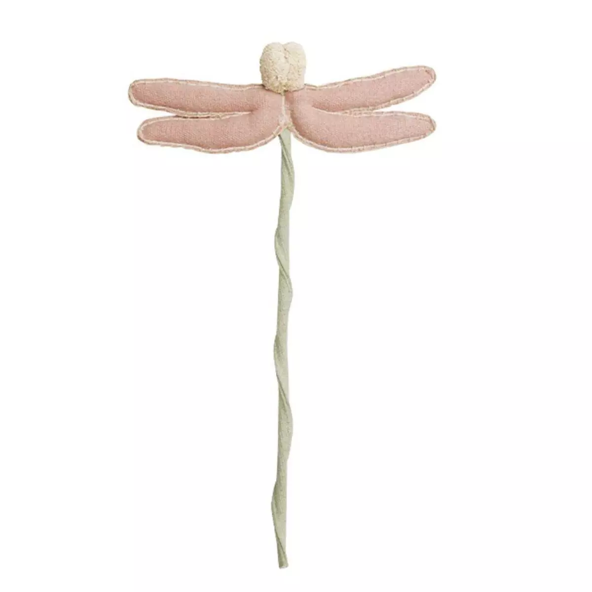 Lorena Canals Baguette magique en tissu - libellule rose - 26 x 45 cm