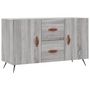 Voir la diapositive 2 : VIDAXL Buffet sonoma gris 100x36x60 cm bois d'ingenierie
