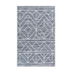 Paris Prix Tapis Tissé Imprimé à Poils Plats  Maya II  Anthracite. Coloris disponibles : Gris