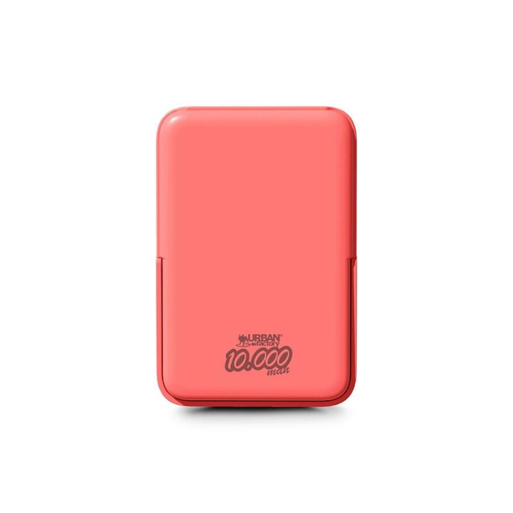 Voir la diapositive 3 : URBAN FACTORY Batterie externe 10000 mAh MagSafe Coral