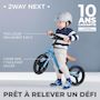 Voir la diapositive 2 : KINDERKRAFT Vélo sans pédales (draisienne) - Selle/guidon réglables - Vert