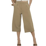 JACQUELINE DE YONG Pantacourt Marron Femme JDY Geggo 15351922. Coloris disponibles : Marron