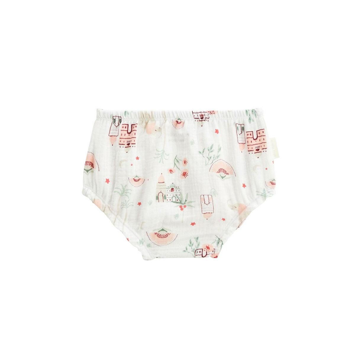 Petit Béguin Lot de 2 bloomers bébé en gaze de coton Arya