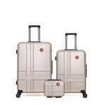 SWISS KOPPER SWISS KOPPER - LOT DE 3 - Valises grand format, weekend et vanity USTER. Coloris disponibles : Vert, Bleu, Rose, Beige, Noir, Gris