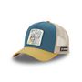 Voir la diapositive 1 : CAPSLAB Casquette trucker en coton avec filet Rick & Morty Blue