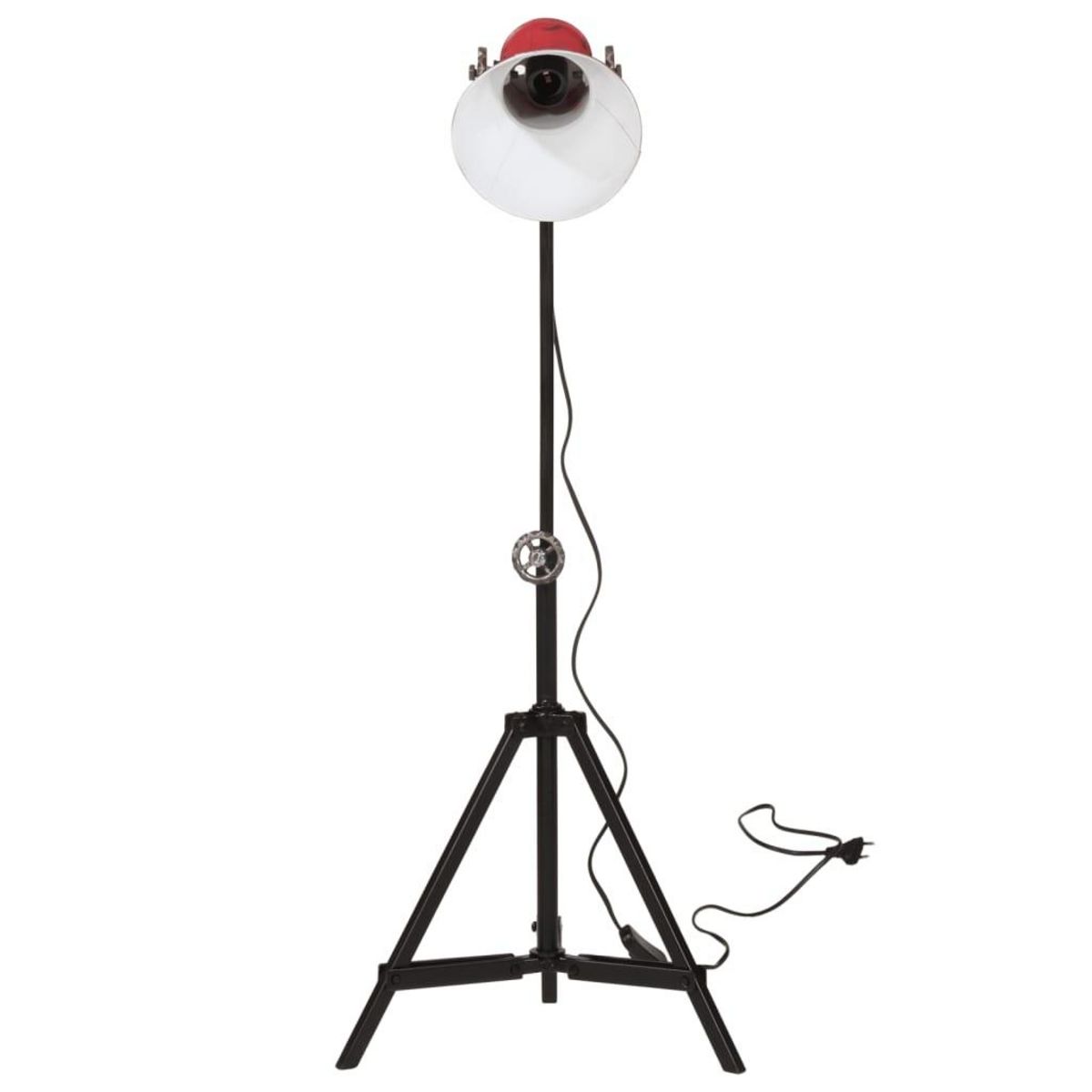 VIDAXL Lampadaire 25 W rouge delave 35x35x65/95 cm E27