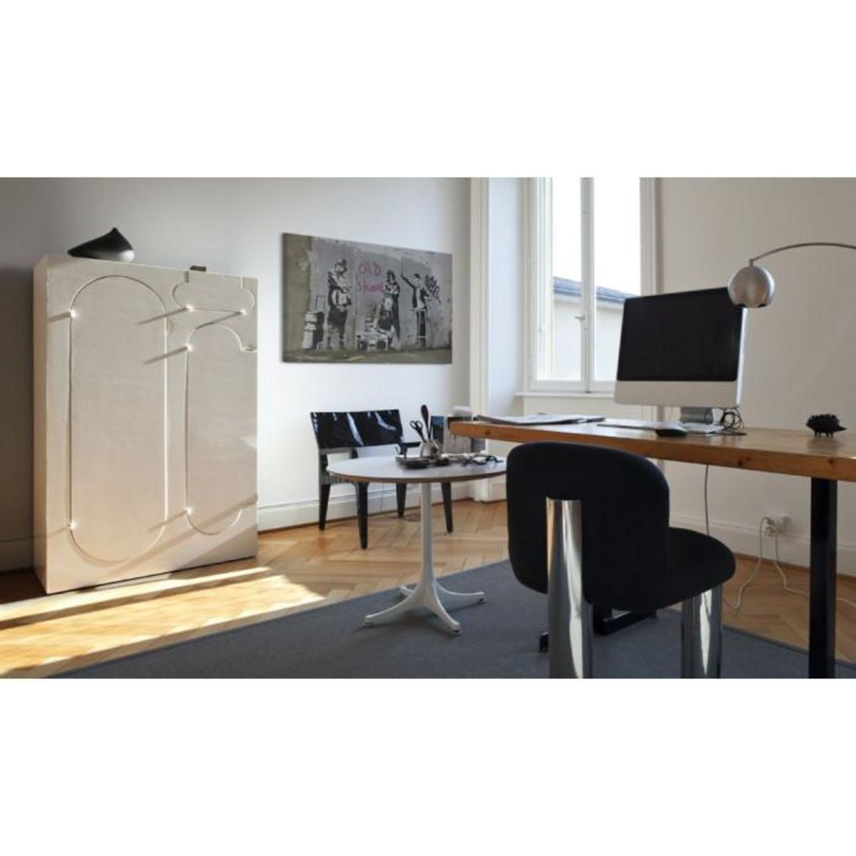 Paris Prix Tableau Imprimé  Old School - Banksy  40x60cm