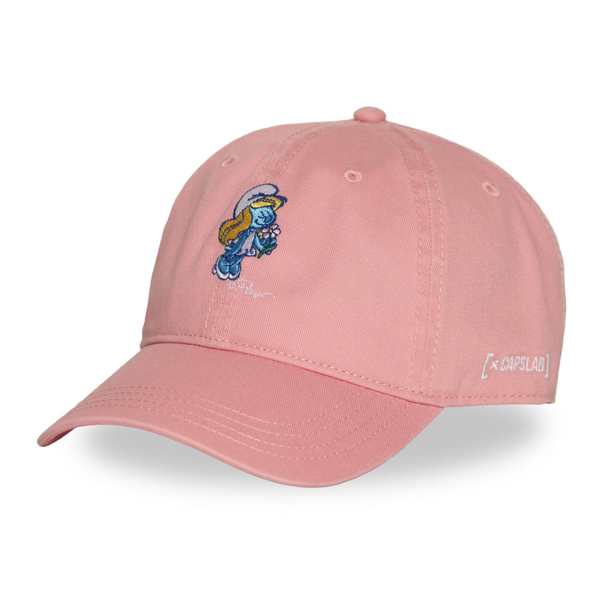 Voir la diapositive 1 : CAPSLAB Casquette dad cap avec broderie smurf stroumpfette