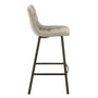 Voir la diapositive 3 : Paris Prix Chaise de Bar Design  Stéphane  97cm Gris