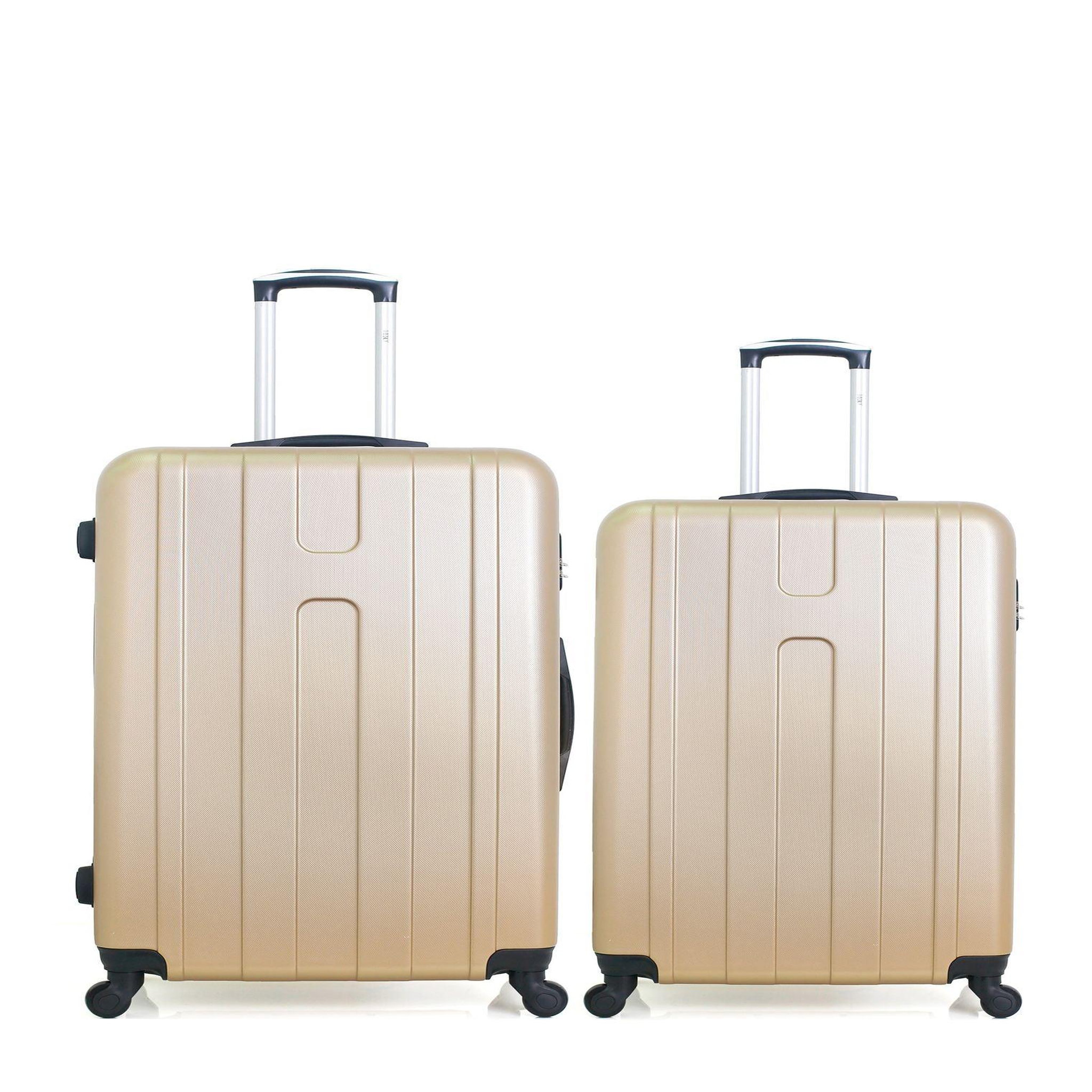 HERO Lot de 2 Valises Rigides Grand Format et Taille Moyenne ATLANTA