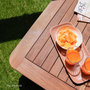 Voir la diapositive 3 : Rendez vous déco Table basse de jardin en bois de teck-Kilda