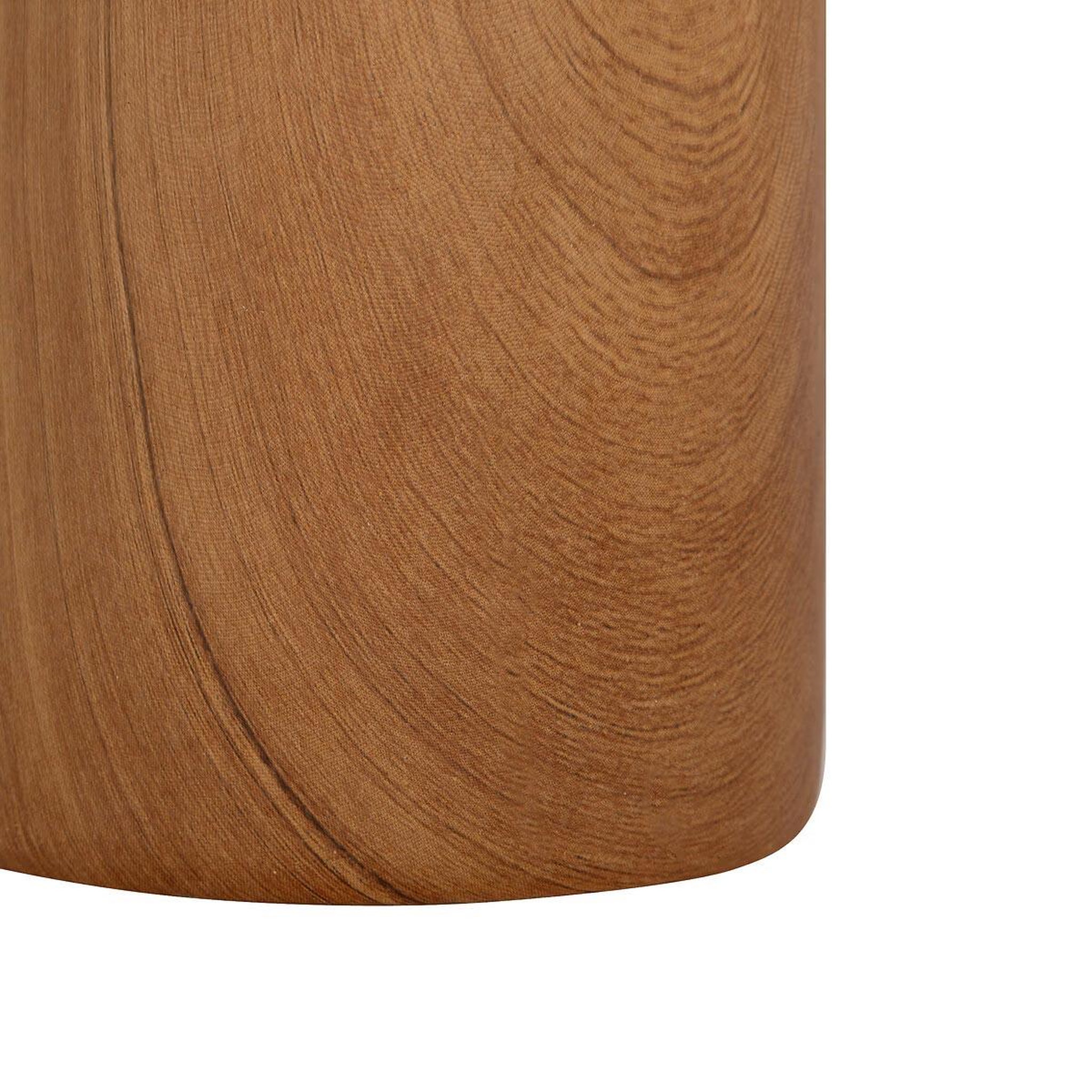 Voir la diapositive 2 : ATMOSPHERA Vase cylindrique effet bois  soa  20cm marron