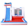 Voir la diapositive 1 : AIRMYFUN Château Aquatique Gonflable pour enfants 4,80m - Aire de jeux avec Toboggan et Piscine - Sharky Bay