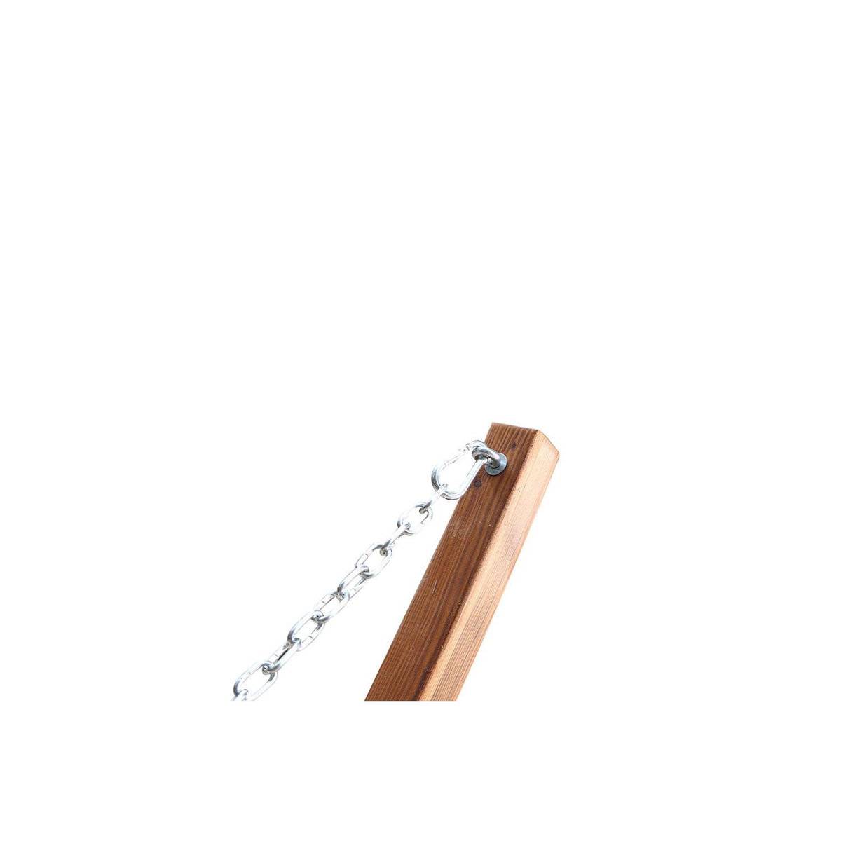 CONCEPT USINE Hamac avec auvent sur support 3,15 m en bois chocolat LAGOA