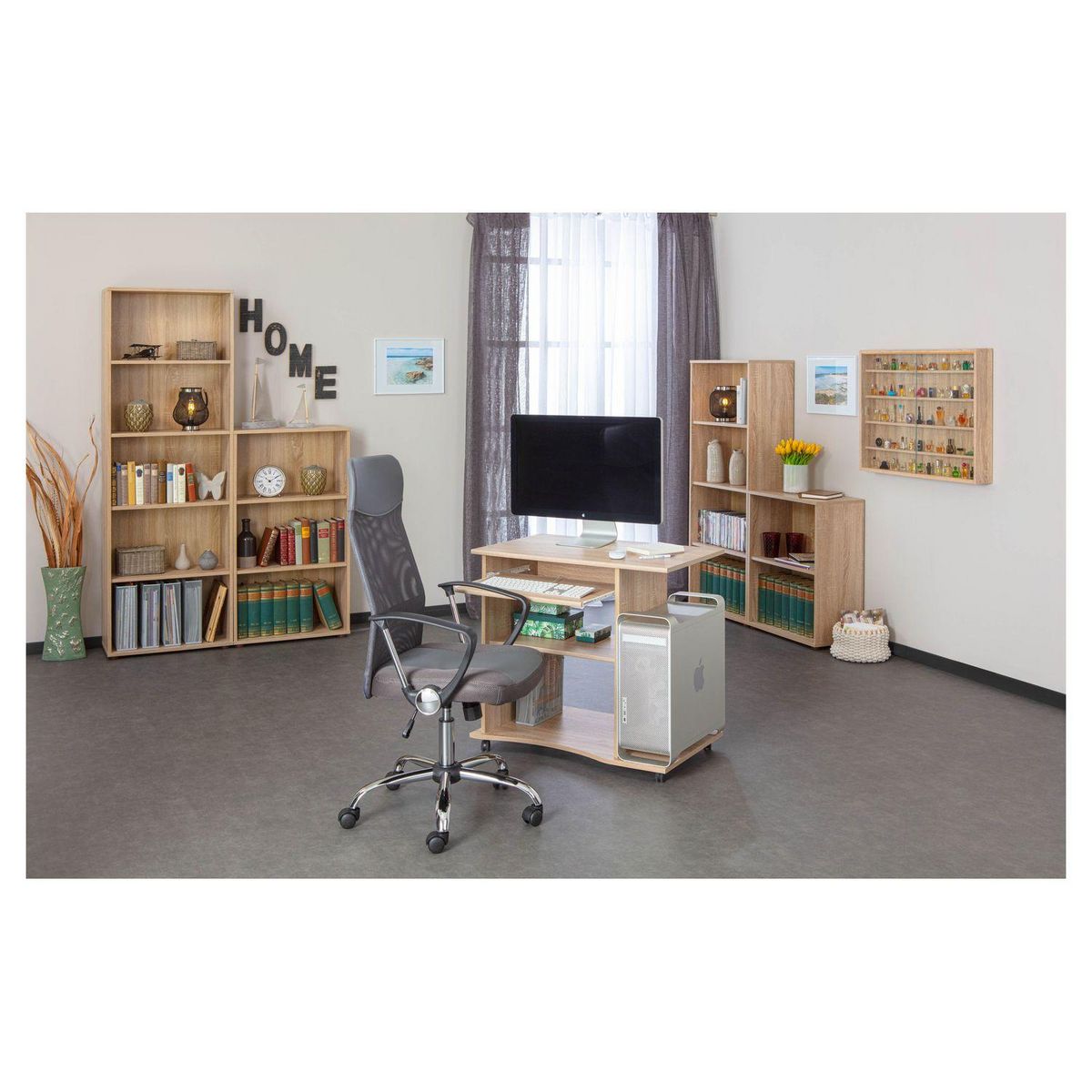 Etagère de rangement 3 niches L60cm PACO