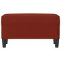 Voir la diapositive 3 : VIDAXL Banc Rouge bordeaux 70x35x41 cm Similicuir