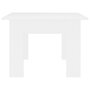 Voir la diapositive 5 : VIDAXL Table basse Blanc 100x60x42 cm Bois d ingénierie