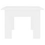 Voir la diapositive 5 : VIDAXL Table basse Blanc 100x60x42 cm Bois d ingénierie