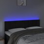 Voir la diapositive 3 : VIDAXL Tete de lit a LED Noir 144x5x78/88 cm Velours