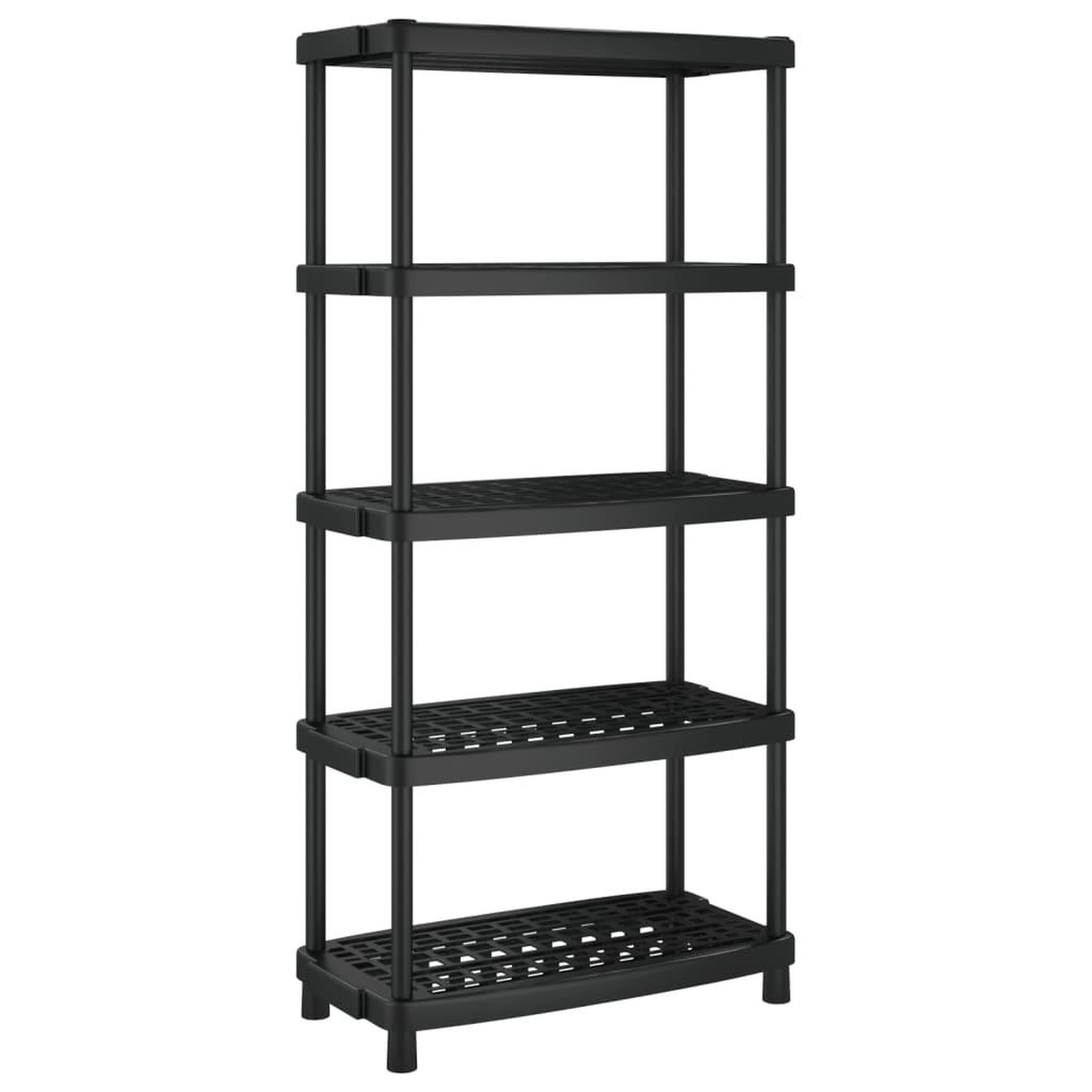 Voir la diapositive 5 : VIDAXL Etagere de rangement a 5 niveaux noir 93,5x45,5x194,5 cm PP